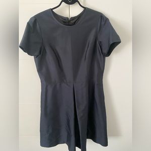 Like new navy wool Pink Tartan dress size 12